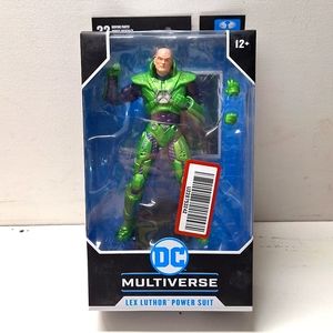 NEW! Lex Luthor Power Suit, DC Multiverse Action Figure 52, Green 7" Figure